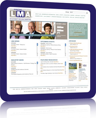 Legal Marketing Association Home Page Image